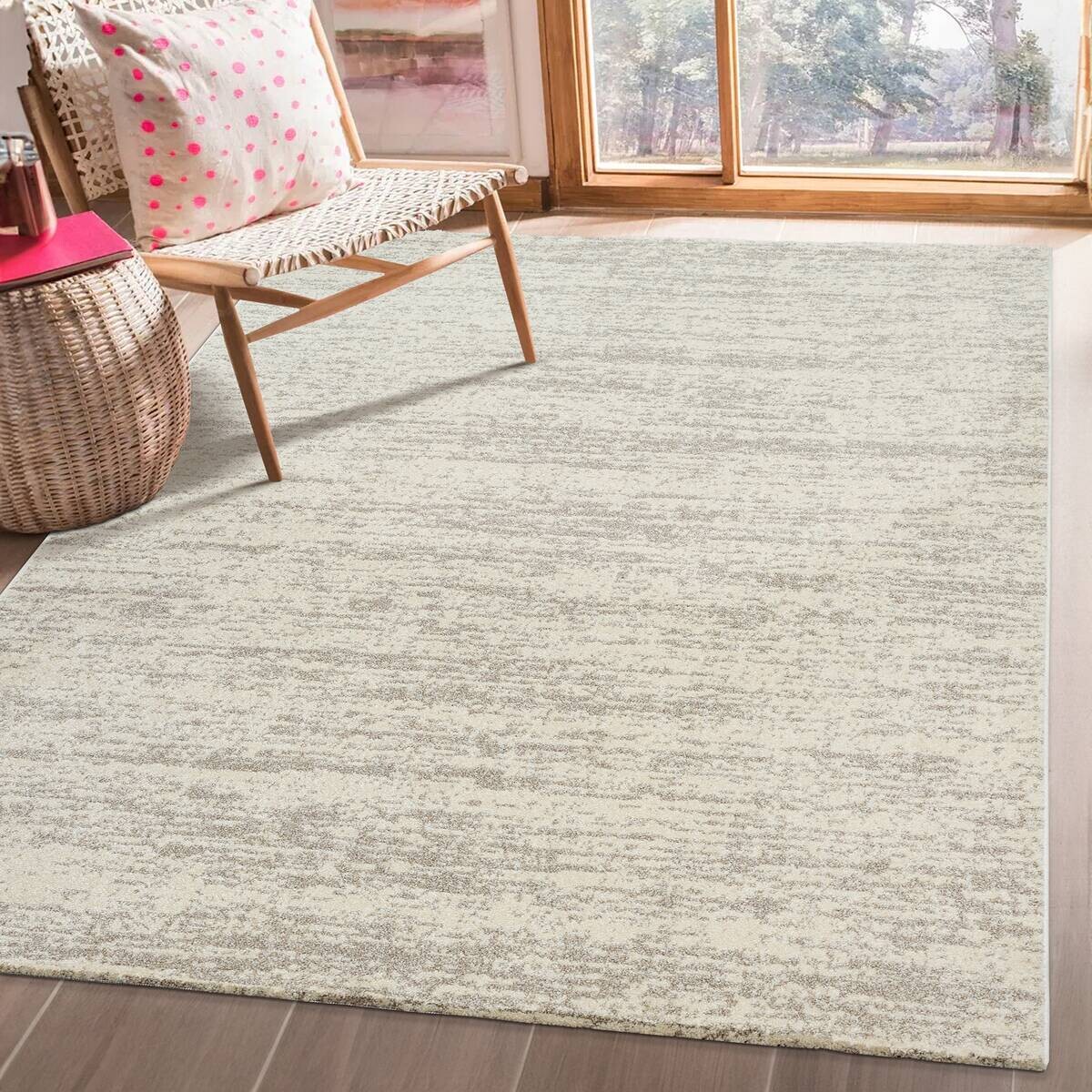 Sanat Kurzflorteppich OSLO creme B/L: ca. 160x230 cm Sanat Kurzflorteppich OSLO creme B/L: ca. 160x230 cm