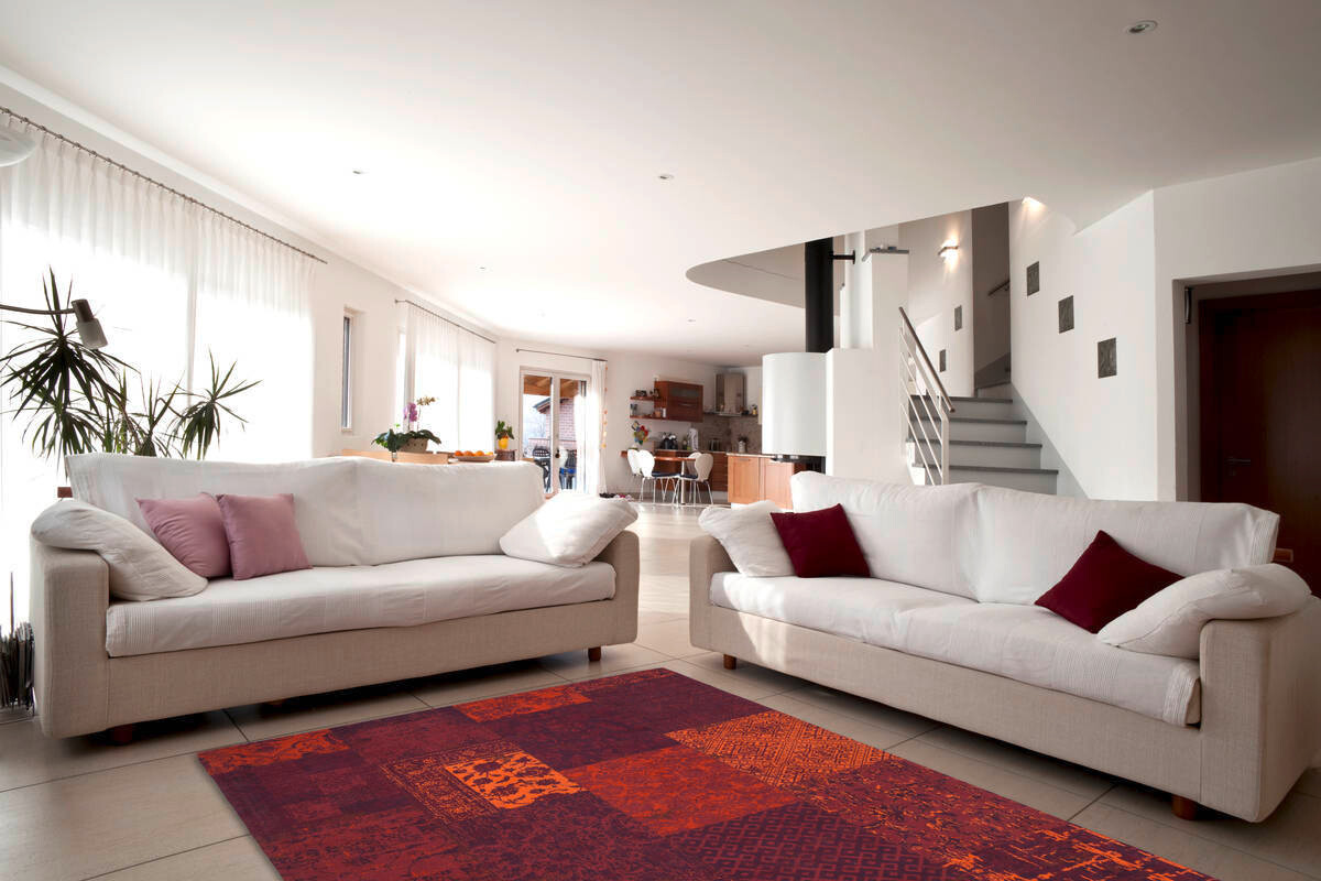 360Living Teppich Symphony rot B/L: ca. 80x150 cm