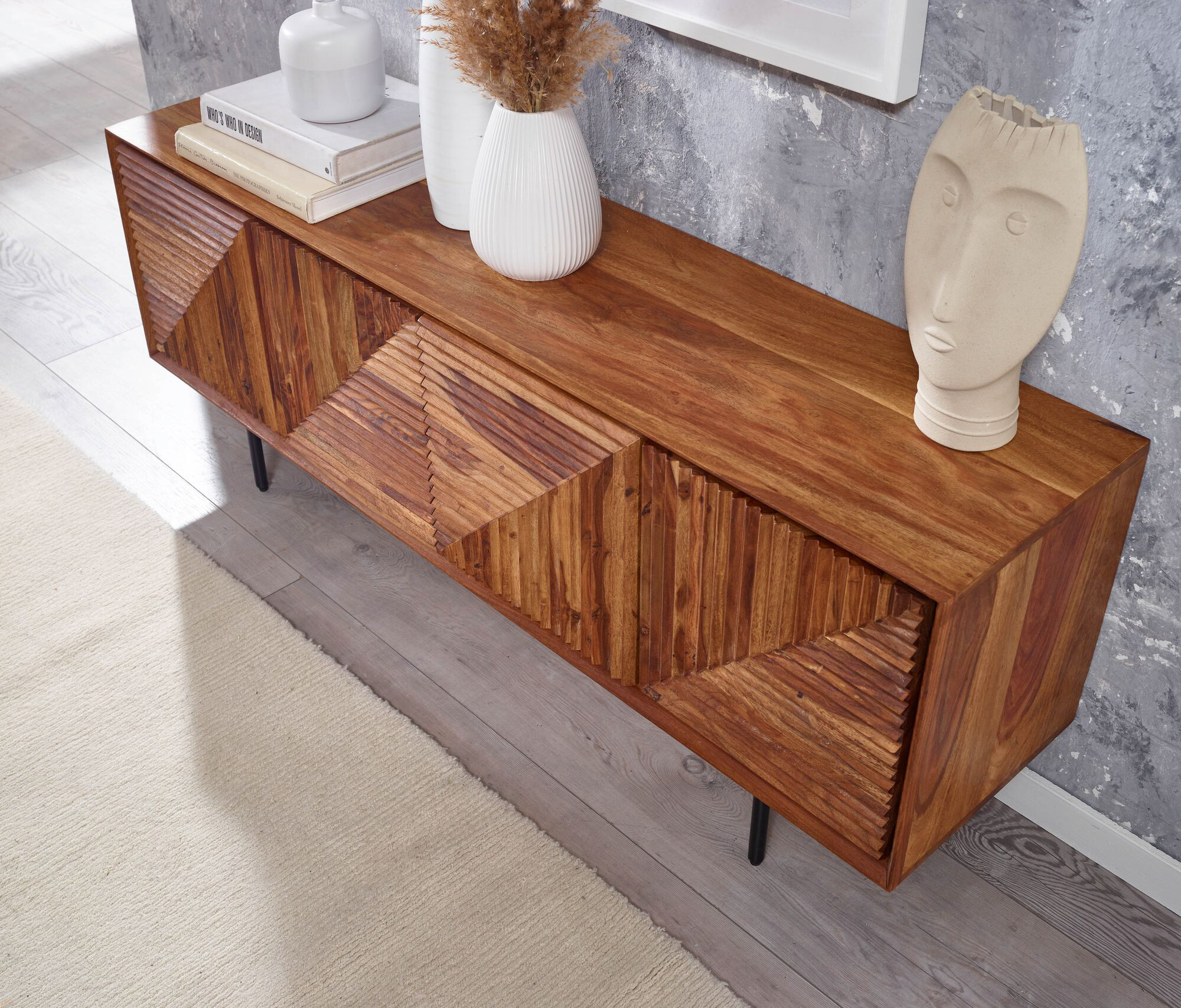 Lowboard rosenholz Nachbildung B/H/T: ca. 140x54x33 cm