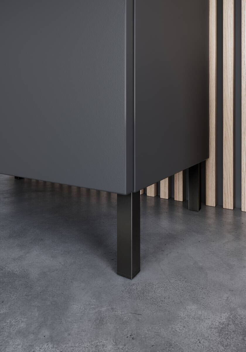 Kommode 1981-547 Graphit Optik B/H/T: ca. 60x97x34 cm