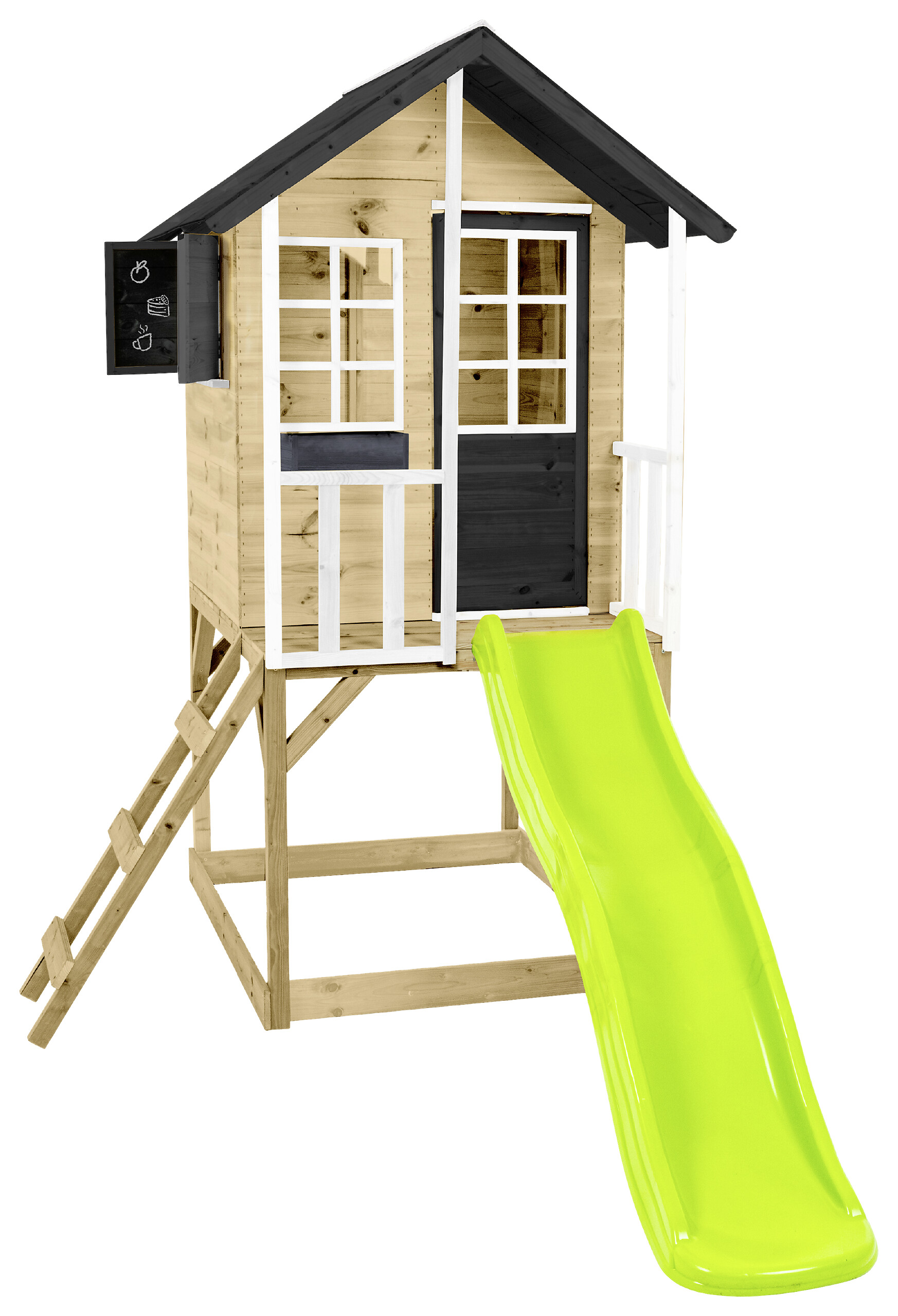 Zwerkules Spielhaus Holli weiß B/H/L: ca. 148x224x270 cm