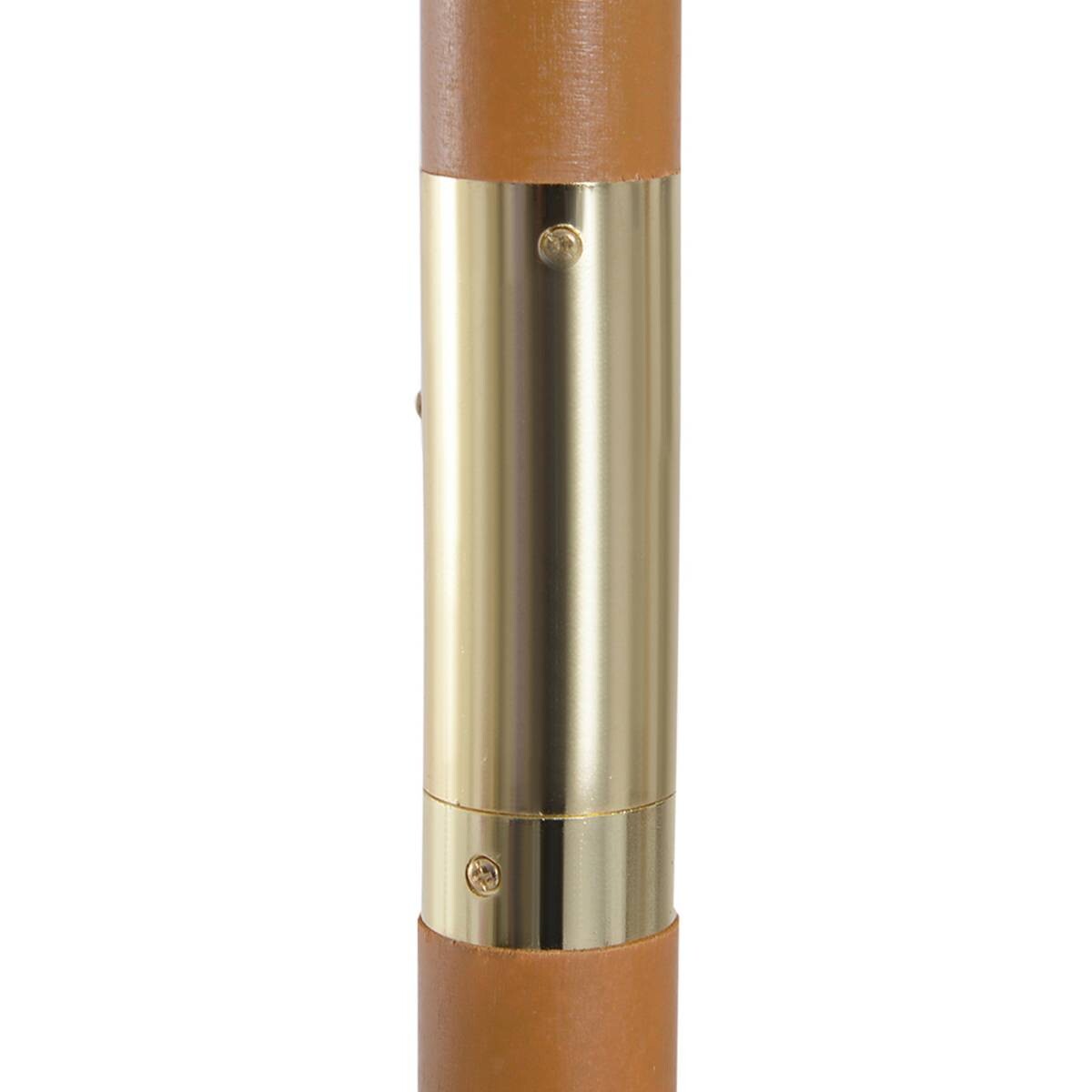 Outsunny Sonnenschirm schwarz Bambus H/D: ca. 250x300 cm