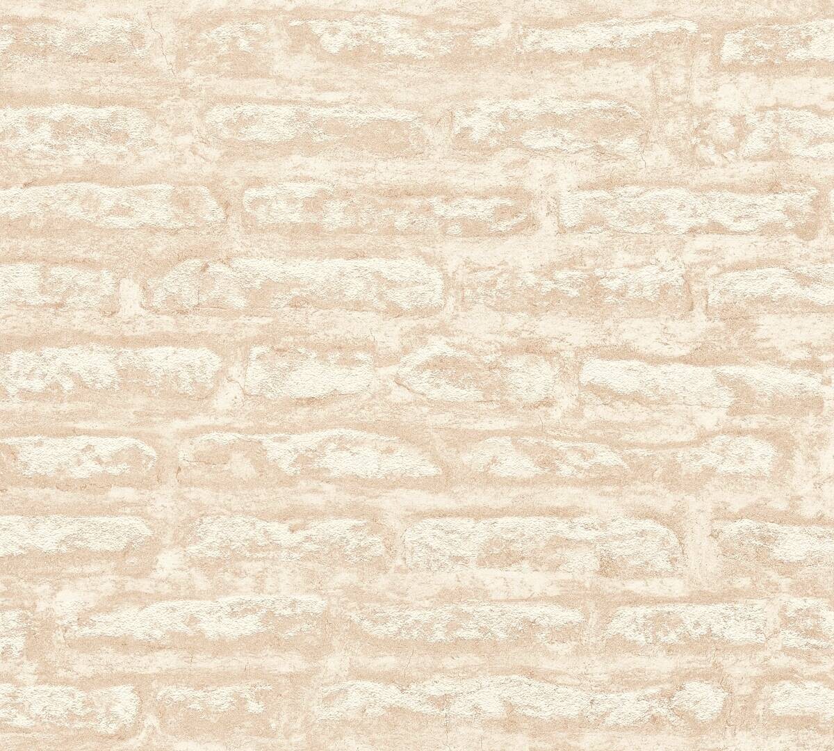 A.S.Creation Vliestapete Attractive 2 Steine beige B/L: ca. 53x1005 cm