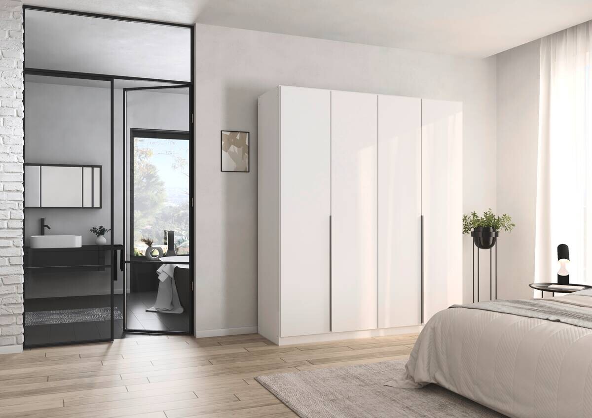 Kleiderschrank Alabama Alpinweiß B/H/T: ca. 181x210x54 cm Kleiderschrank Alabama Alpinweiß B/H/T: ca. 181x210x54 cm