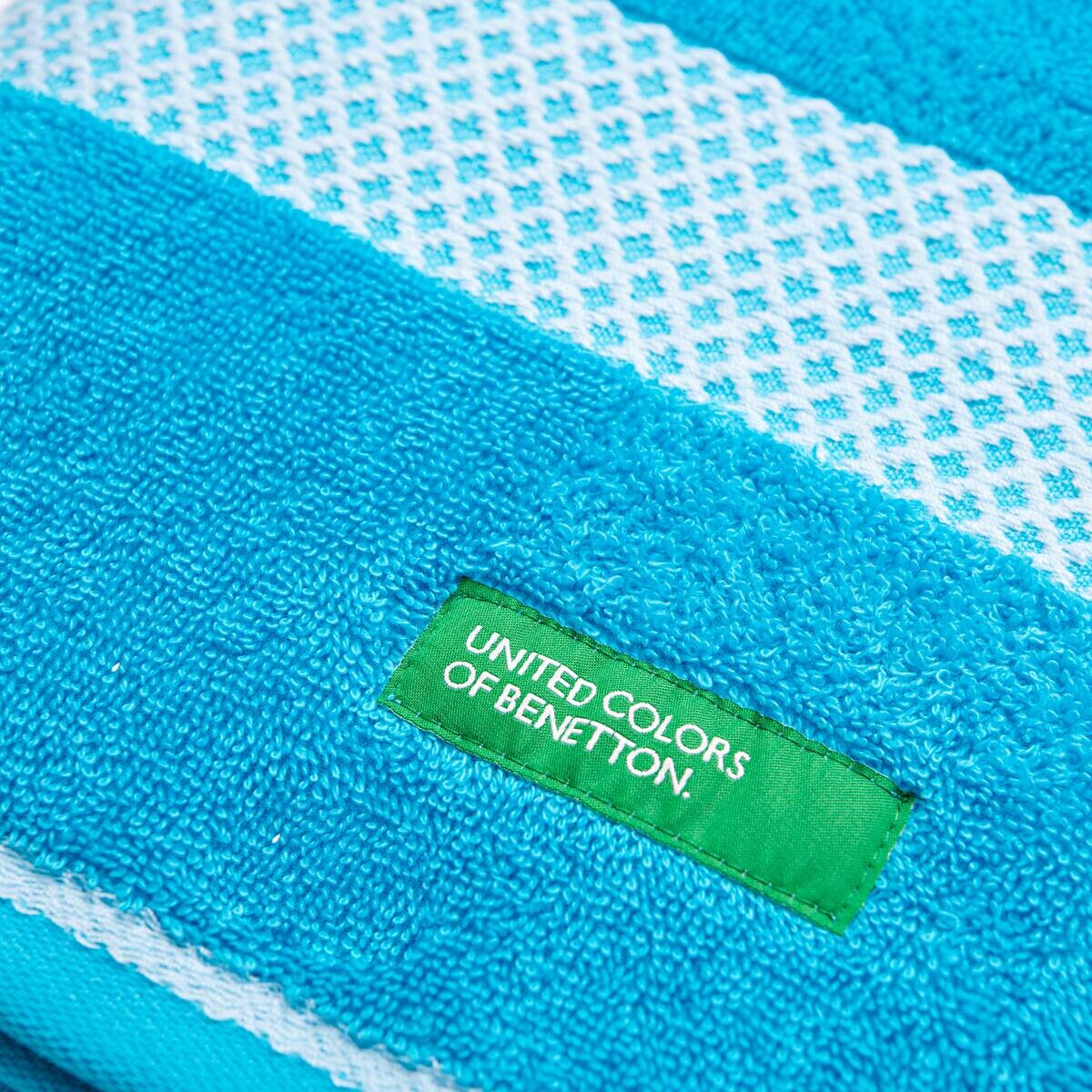 BENETTON Handtuch SUMMER hellblau Baumwolle B/L: ca. 50x90 cm