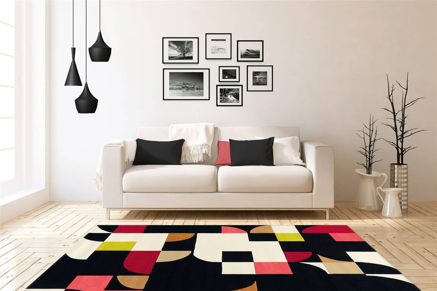 Arte Espina Kurzflorteppich Spirit 3105 mehrfarbig B/L: ca. 170x240 cm