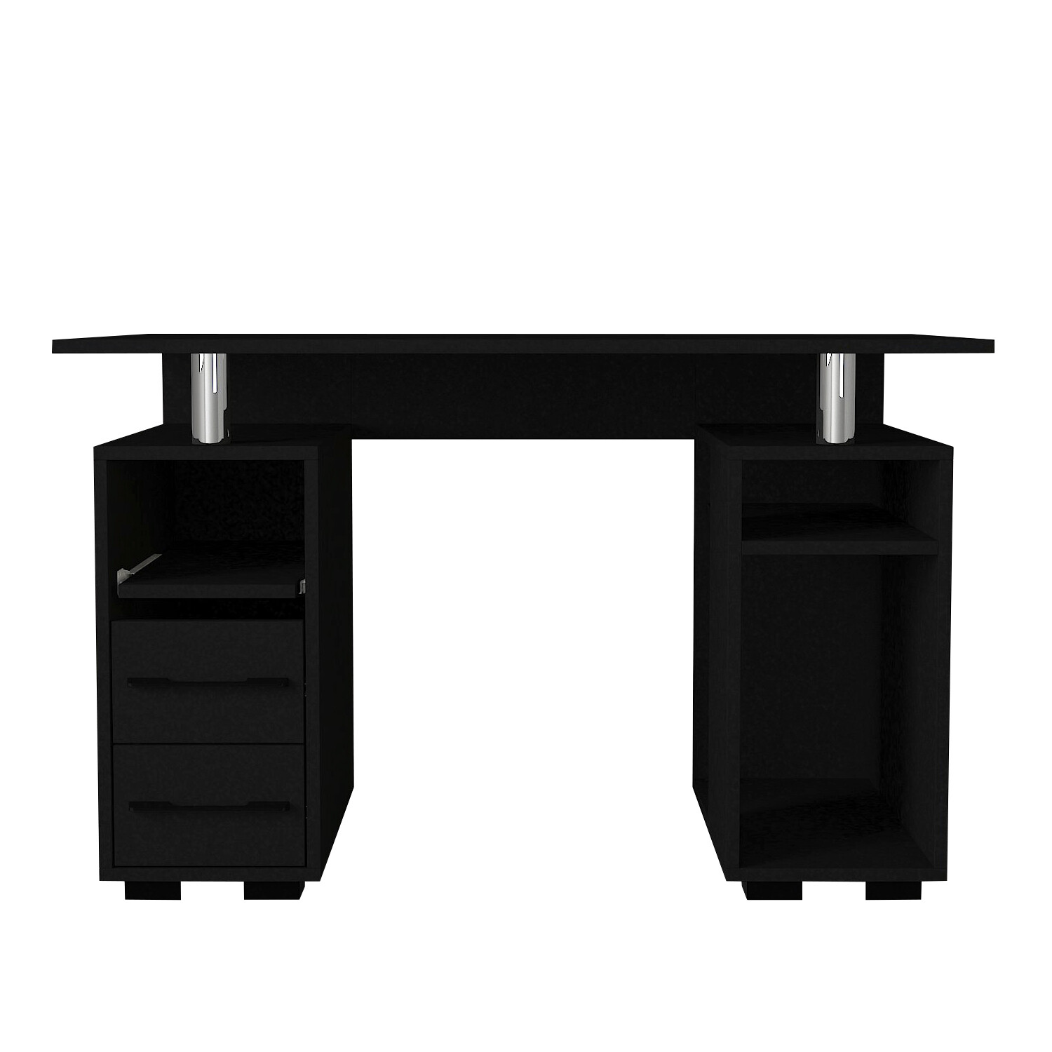 Schreibtisch Bello schwarz B/H/T: ca. 120x74x60 cm