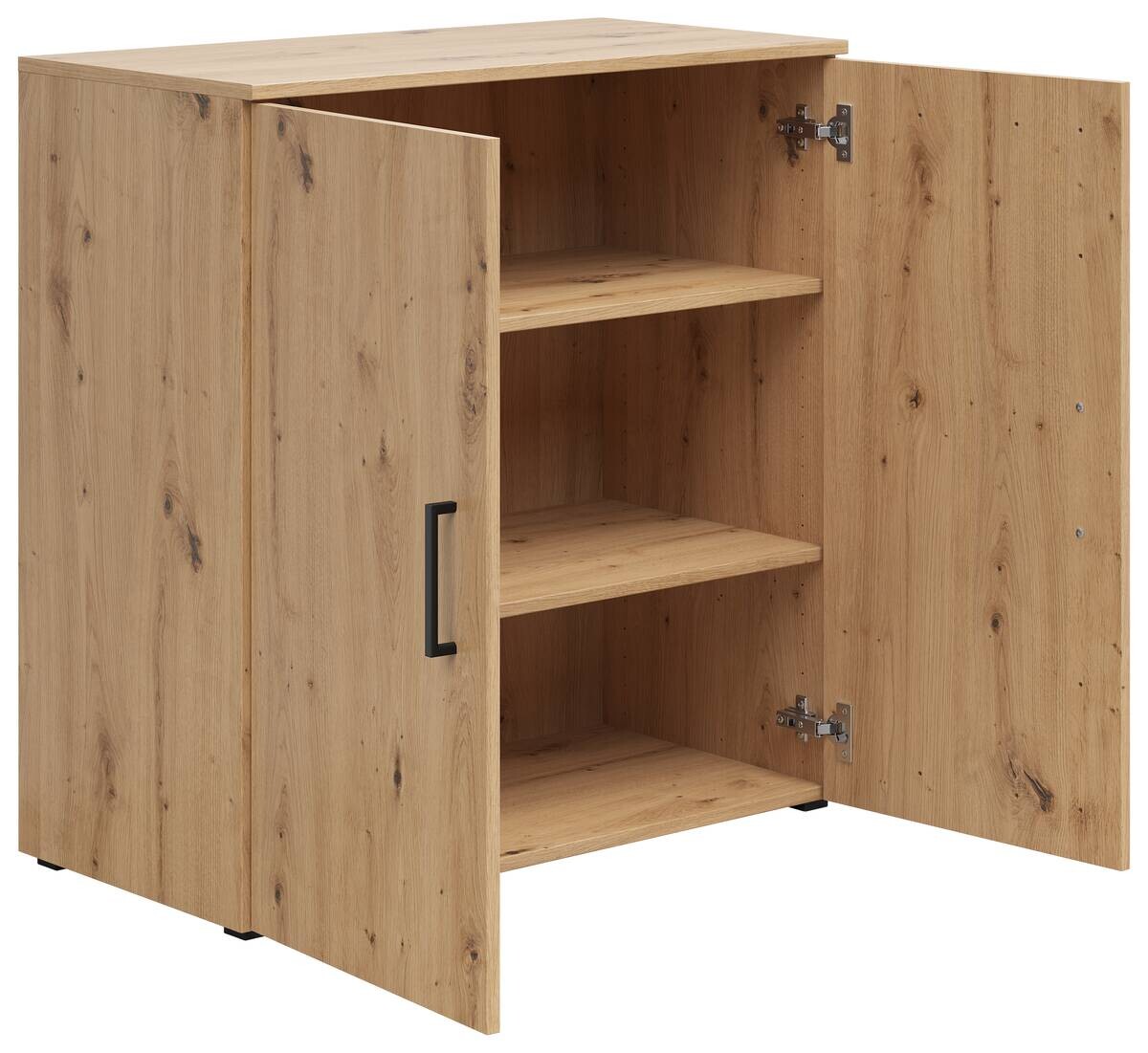 Kommode Multi-Stauraum Typ 24 Eiche Artisan Nachbildung B/H/T: ca. 80x83x40 cm