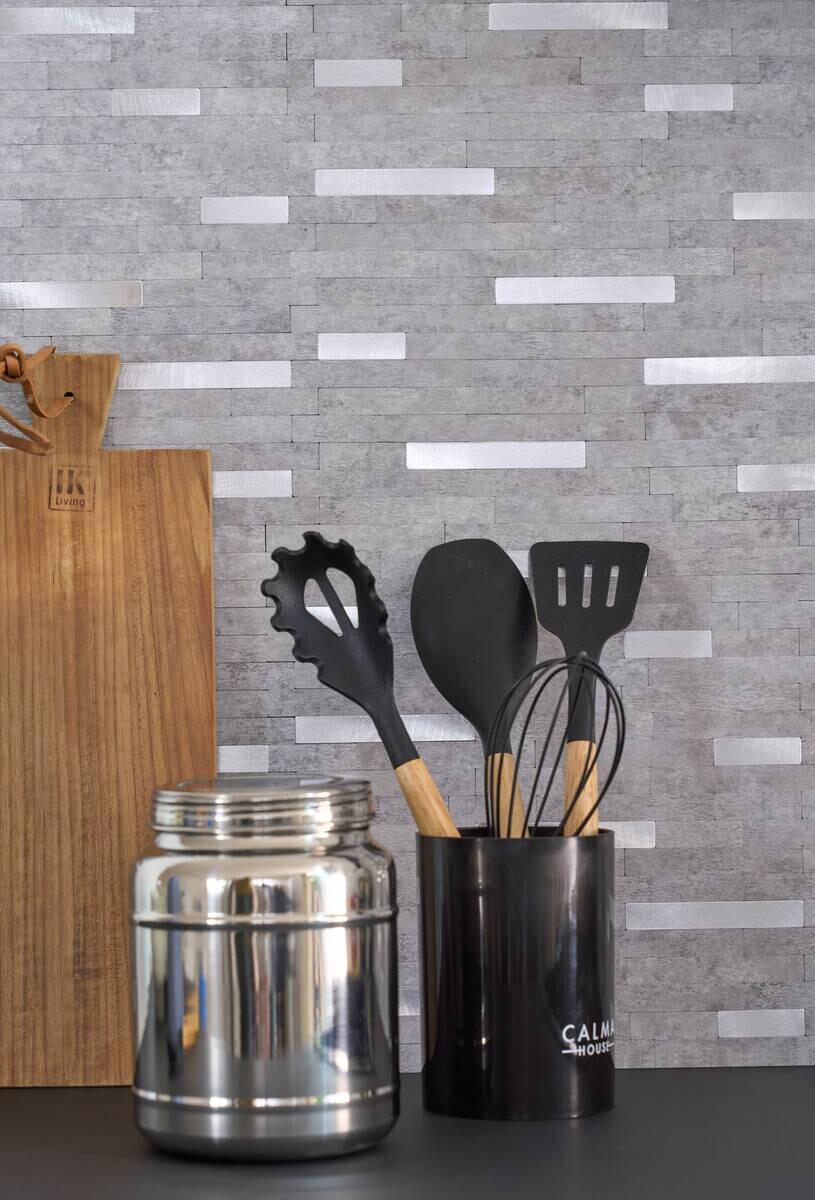 Wandfliesen Silbergrau B/L: ca. 29,2x29,7 cm