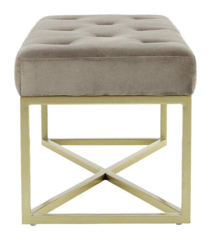 Sitzbank Diaz 101 taupe B/H/T: ca. 40x40x90 cm