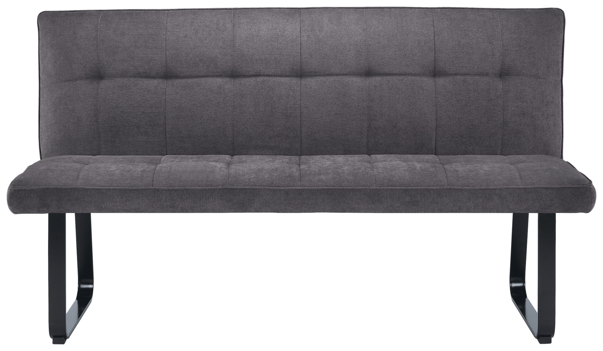 Bank TALEA dunkelgrau schwarz B/H/T: ca. 160x92x59 cm