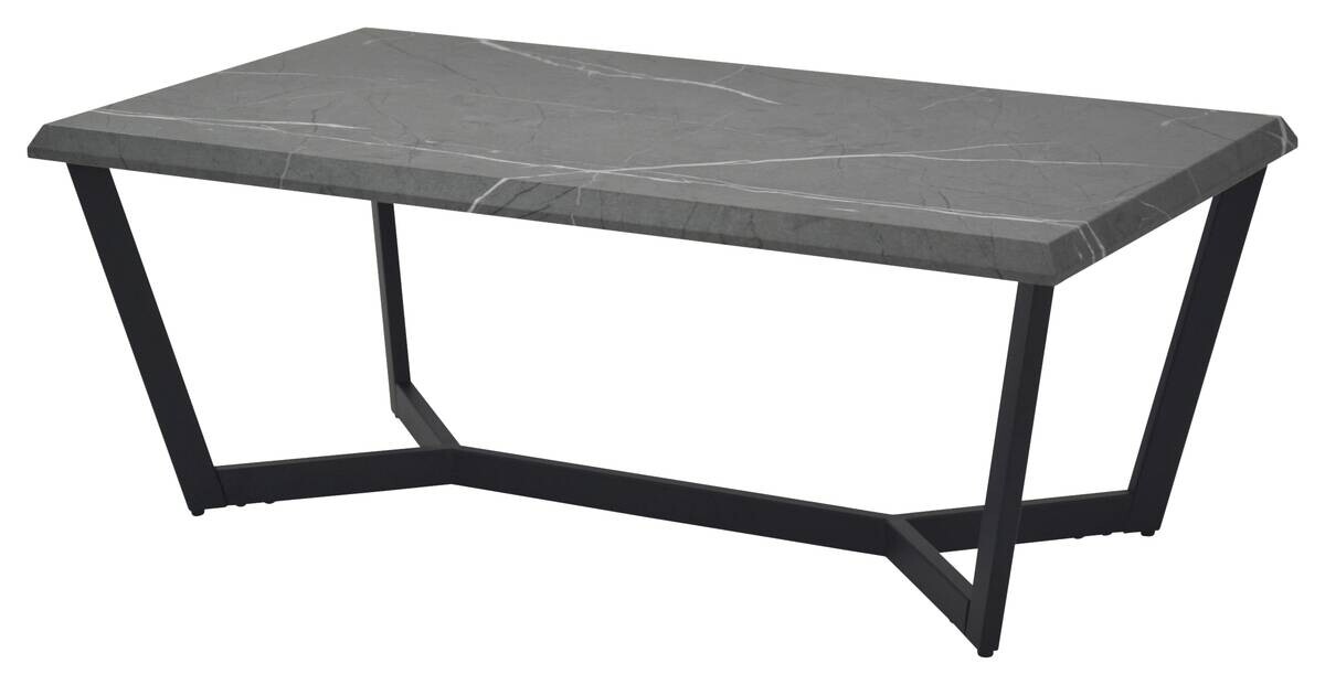 Couchtisch Roland grau Marmor Optik B/H/T: ca. 110x42x60 cm