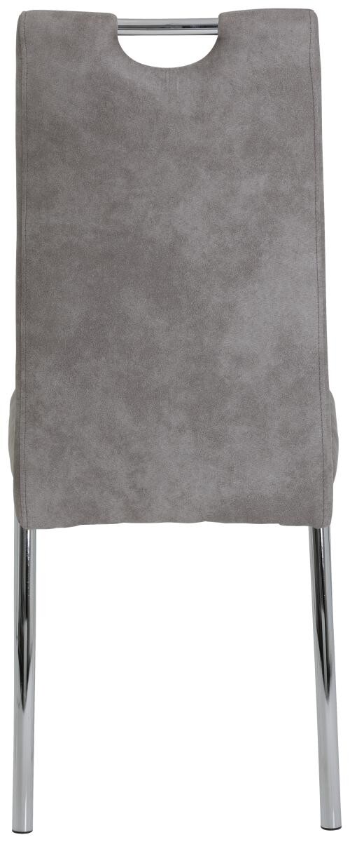 Stuhl Susi 4er Set grau Vintage Microfaser B/H/T: ca. 44x98x61 cm