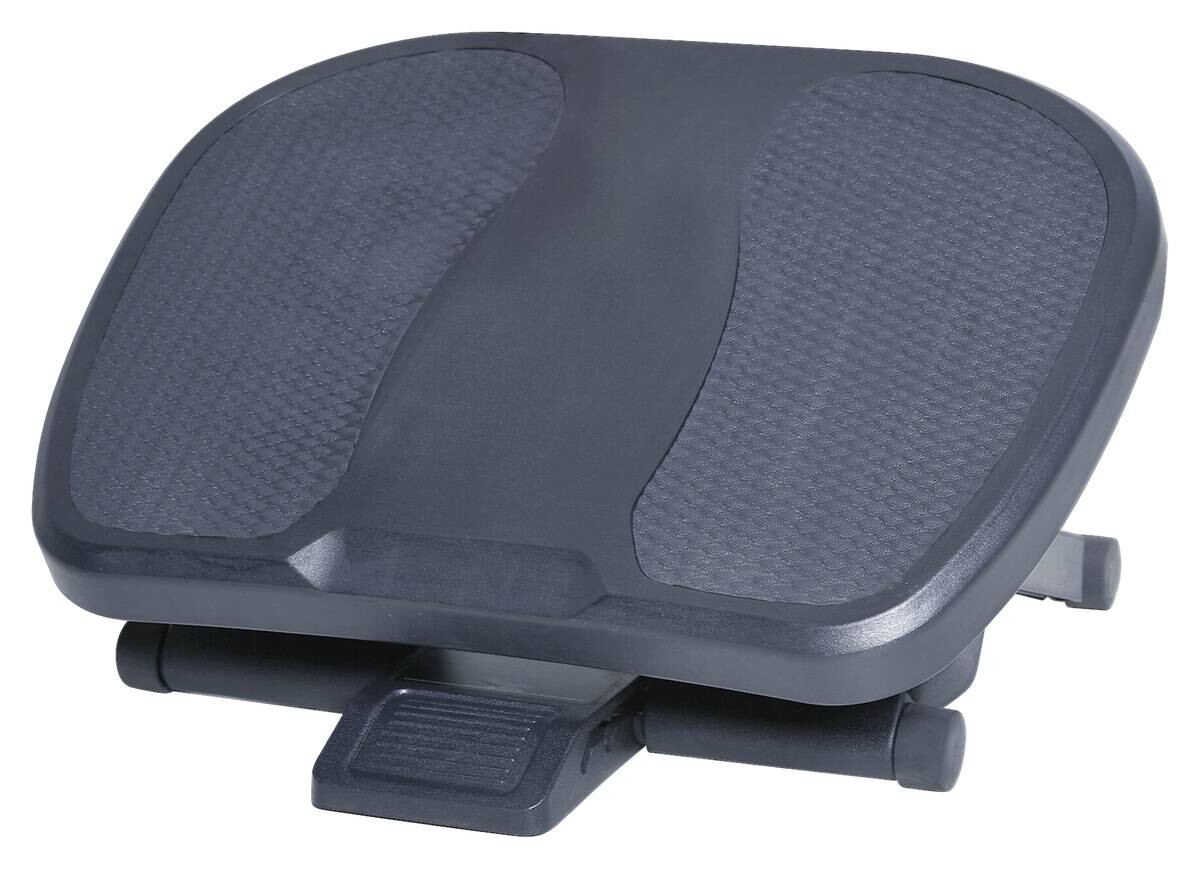 HOMCOM Fußstütze verstellbar schwarz