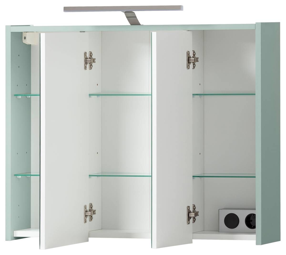 Spiegelschrank Flag Pistazie B/H/T: ca. 74,5x64x16 cm