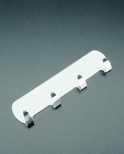 Metaltex Hakenleiste silber Inox