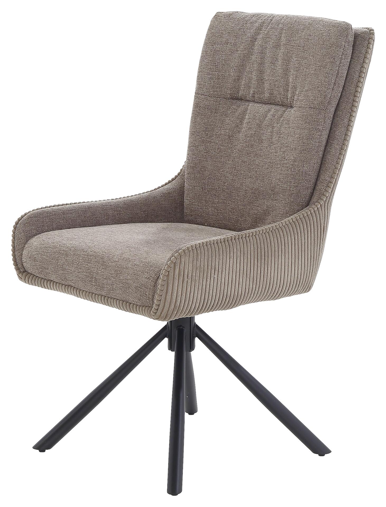 Drehstuhl  taupe Webstoff