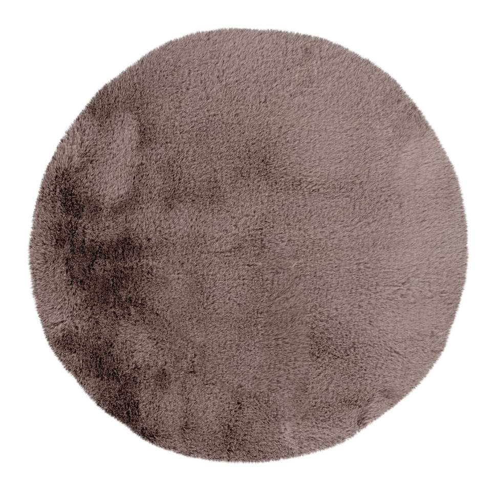 Kayoom Hochflorteppich Badematte Rabbit 525 rosa B/H/L: ca. 100x3,5x100 cm