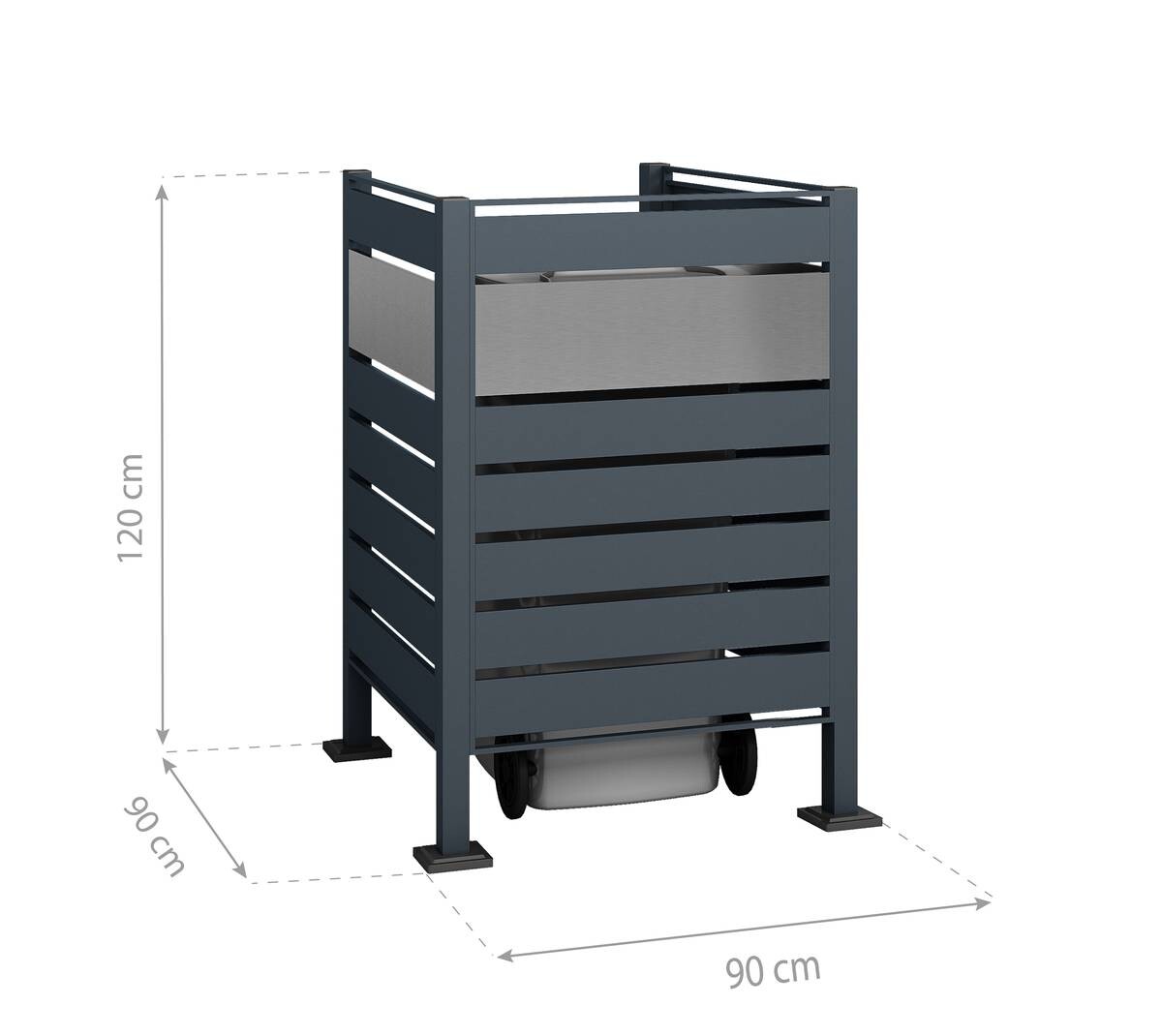 Westmann MülltonnenverkleidungBox Planum