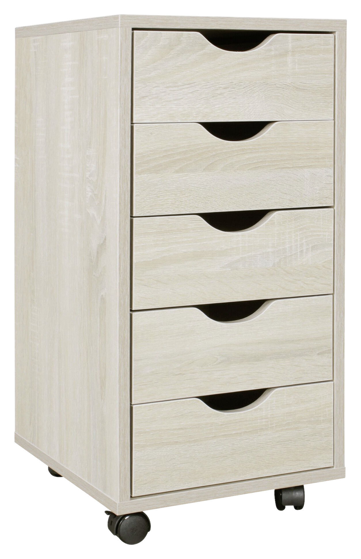 Rollcontainer braun Spanplatte B/H/T: ca. 33x64x38 cm