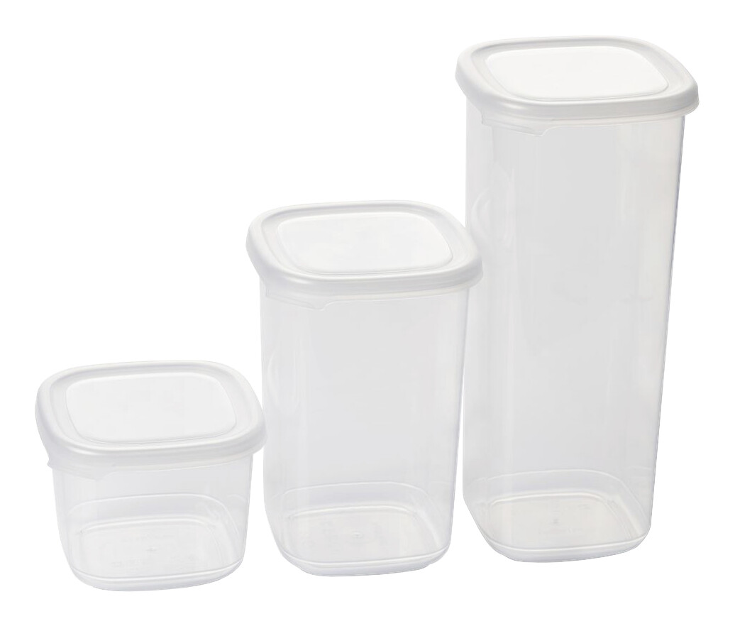 HermiaConcept Vorratsdosenset 24tlg. weiß