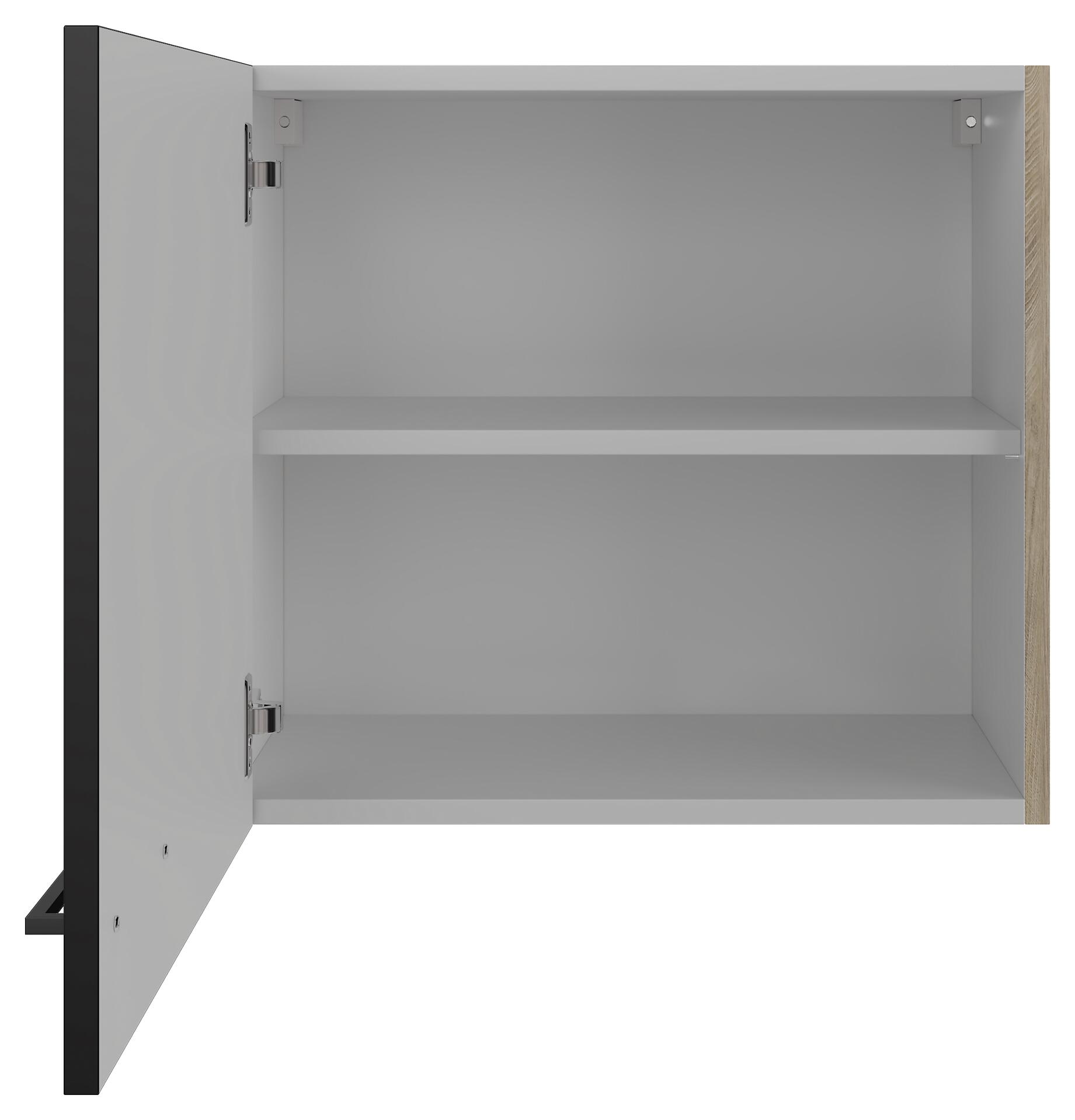 Hängeschrank Capri schwarz matt B/H/T: ca. 60x54,8x32 cm Hängeschrank Capri schwarz matt B/H/T: ca. 60x54,8x32 cm