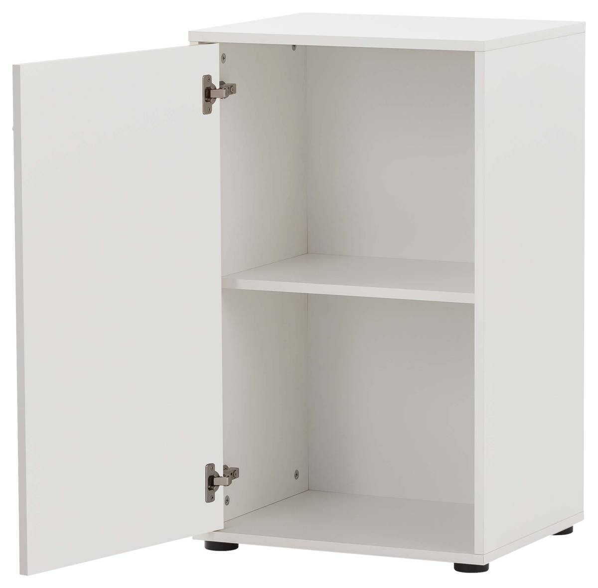 Midischrank Serie 400 perlweiß Optik B/H/T: ca. 50,9x83,6x41 cm