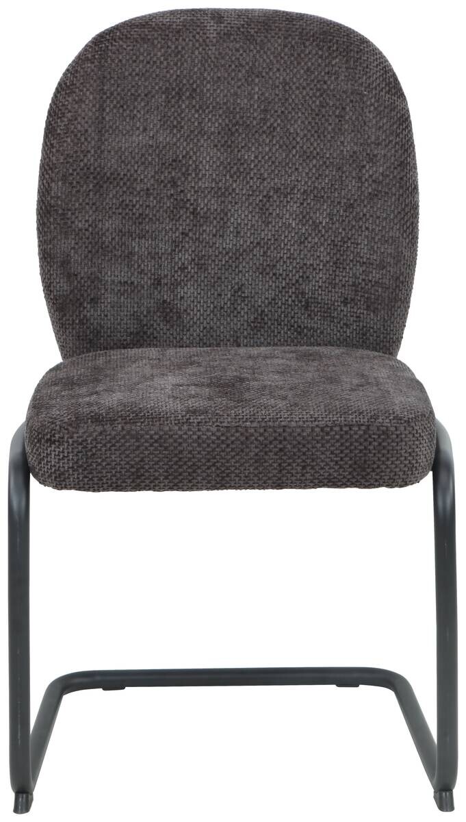 Schwingstuhl Karen anthrazit schwarz Webstoff Metall