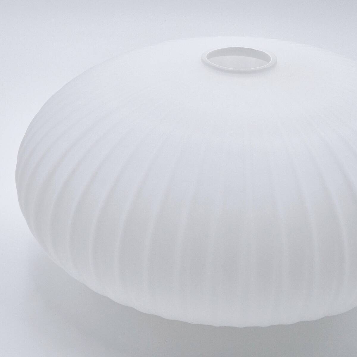 Lamkur Hängeleuchte Harmony Eiche weiß Glas Holz B/H/L: ca. 30x102x30 cm 1.0 Brennstellen