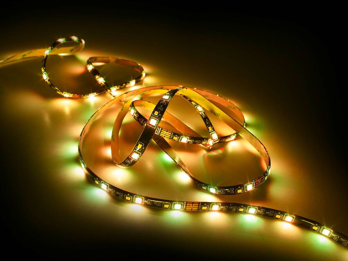 Lichtband schwarz Kunststoff B/L: ca. 1x300 cm