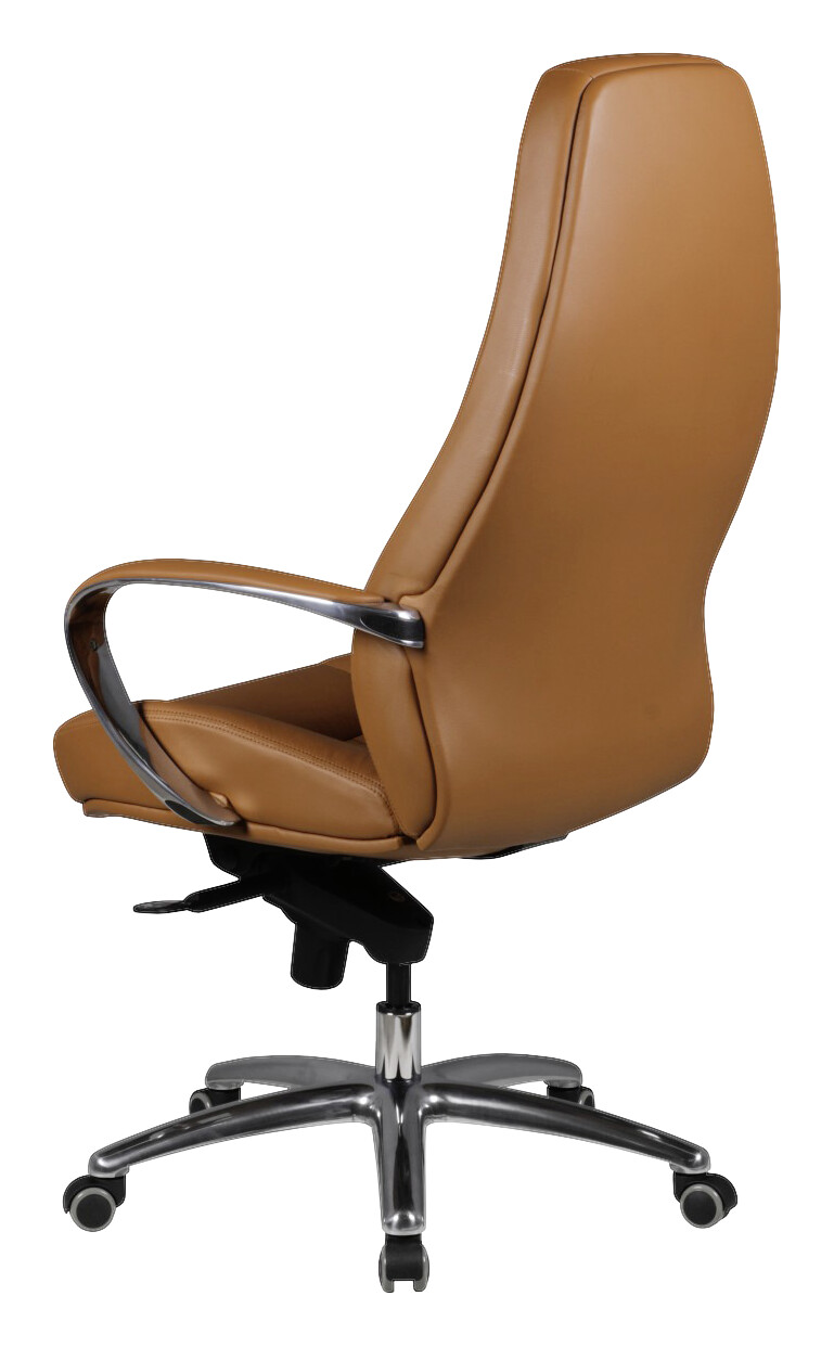 Drehstuhl braun Leder