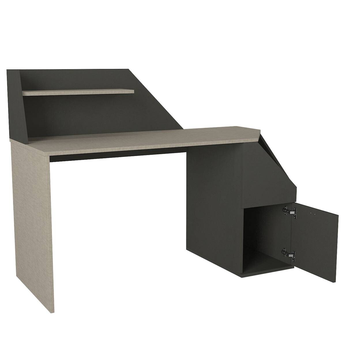 Schreibtisch Gusto grau anthrazit B/H/T: ca. 140x74x60 cm