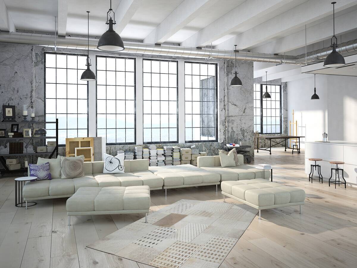 Kayoom Kurzflorteppich Gleam 560 weiß B/L: ca. 120x170 cm