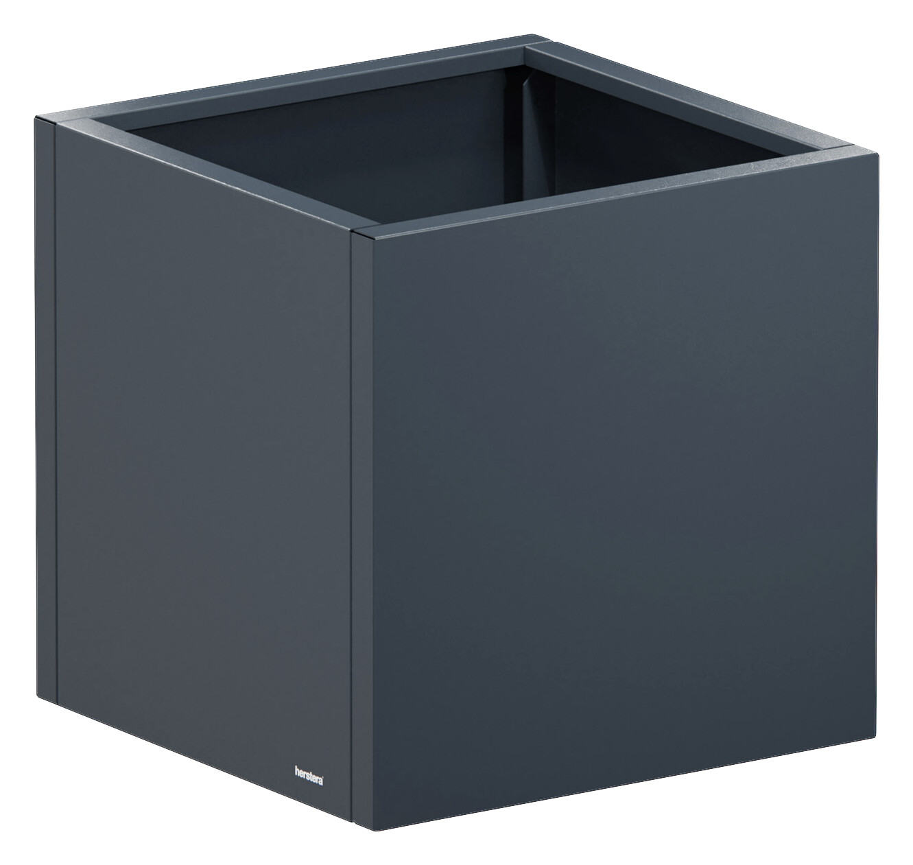 Herstera Garden Pflanzkübel Cube anthrazit Metall B/H/L: ca. 60x60x60 cm
