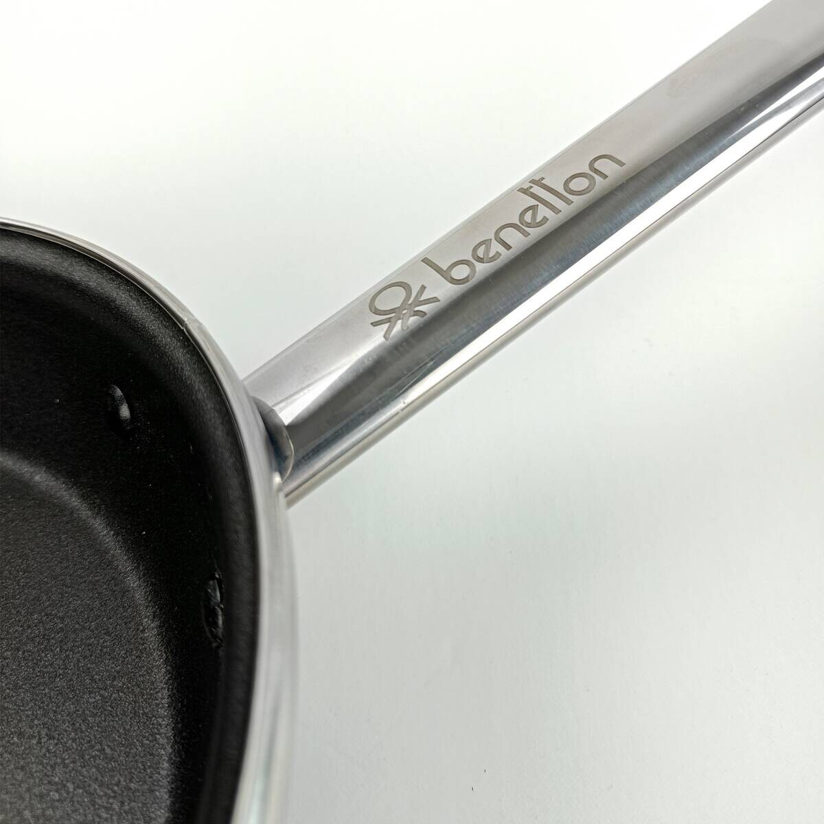 BENETTON Pfannenset RAINBOW blau Stahl 2 tlg.