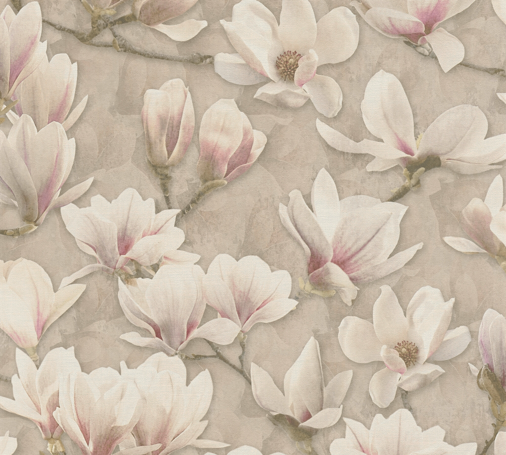 A.S.Creation Vliestapete weiß rosa B/H/D: ca. 53x1005x8 cm