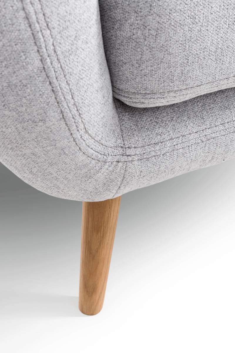 Sofa Falun hellgrau B/H/T: ca. 187x101x95 cm