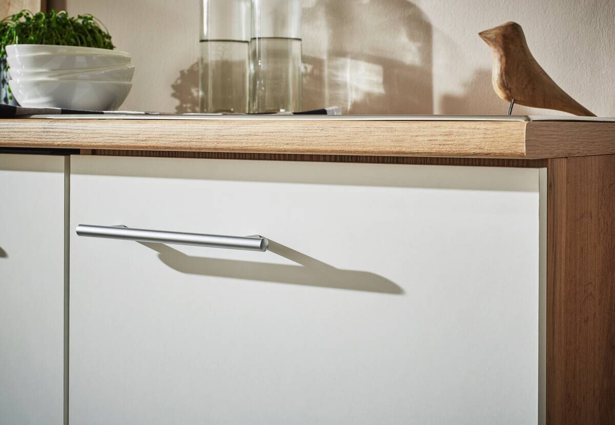 Respekta Inselküche Hilde weiß matt B/H/T: ca. 280x205x60 cm