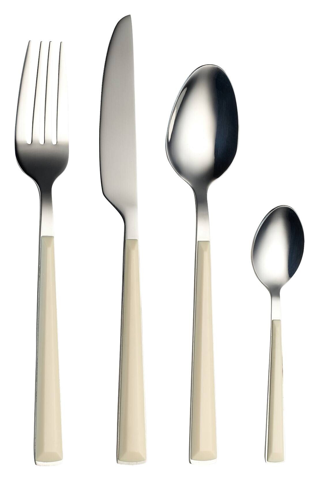 ECHTWERK Besteckset Basic creme Edelstahl 16 tlg. ECHTWERK Besteckset Basic creme Edelstahl 16 tlg.