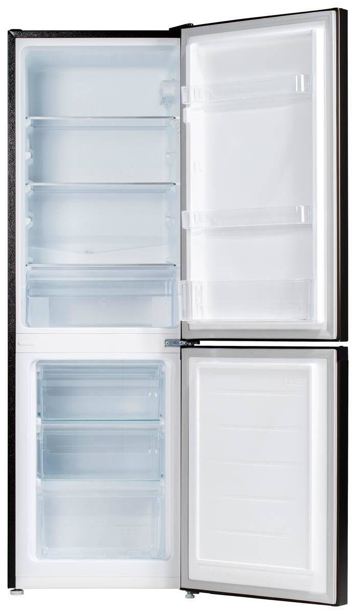 POCOline Kühl-/Gefrierkombination KGK 144-157 CDIX dark Inox B/H/T: ca. 47x144x50 cm