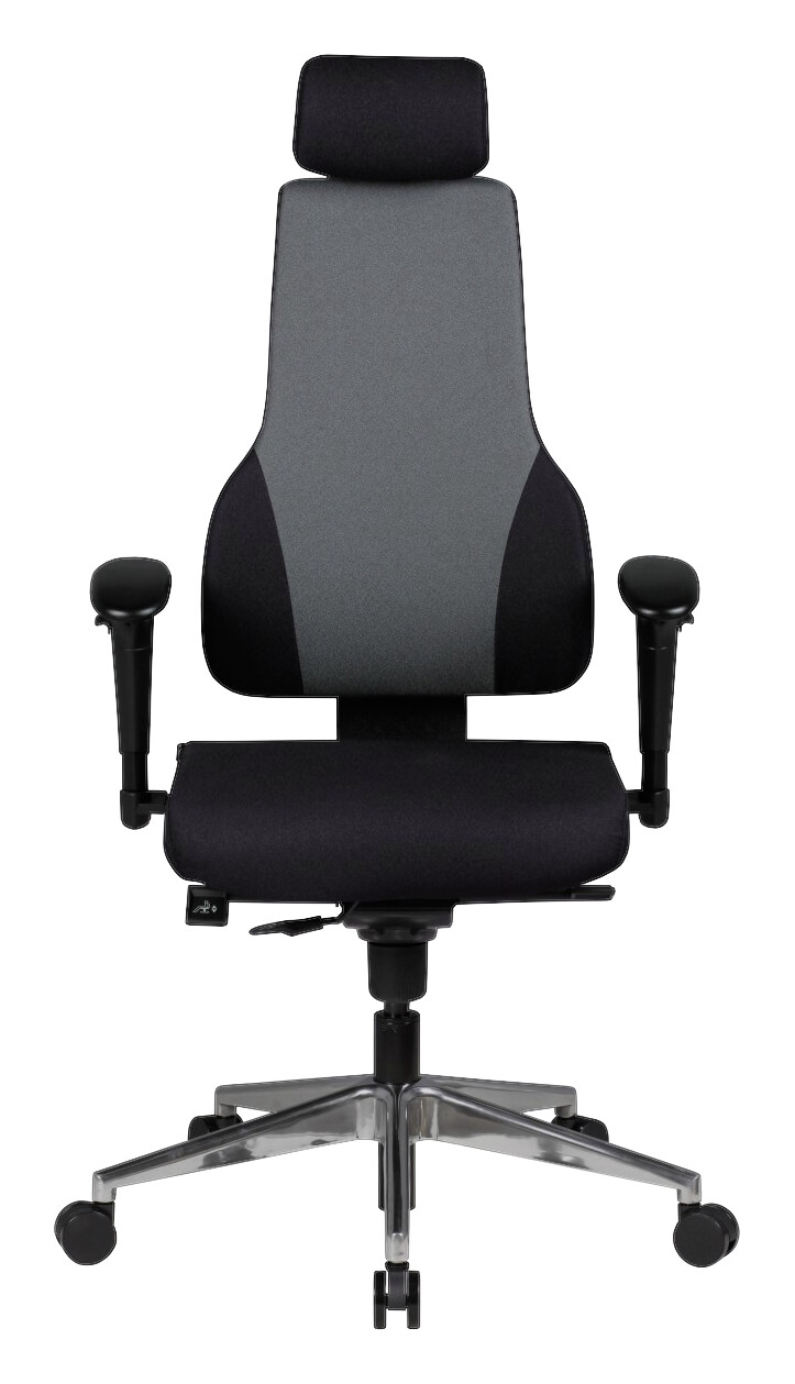 Drehstuhl schwarz Stoff