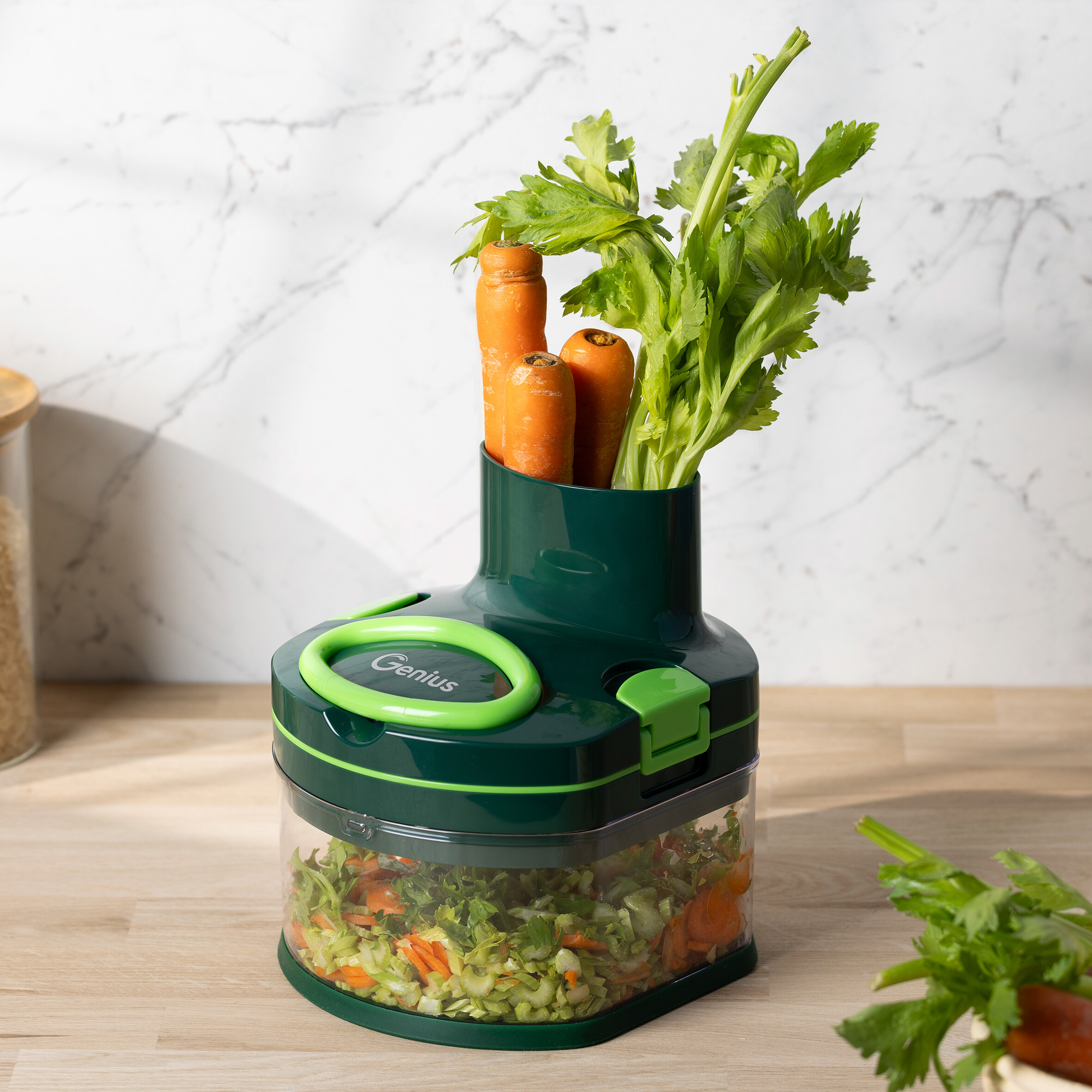 Haushaltshelfer grün Kunststoff