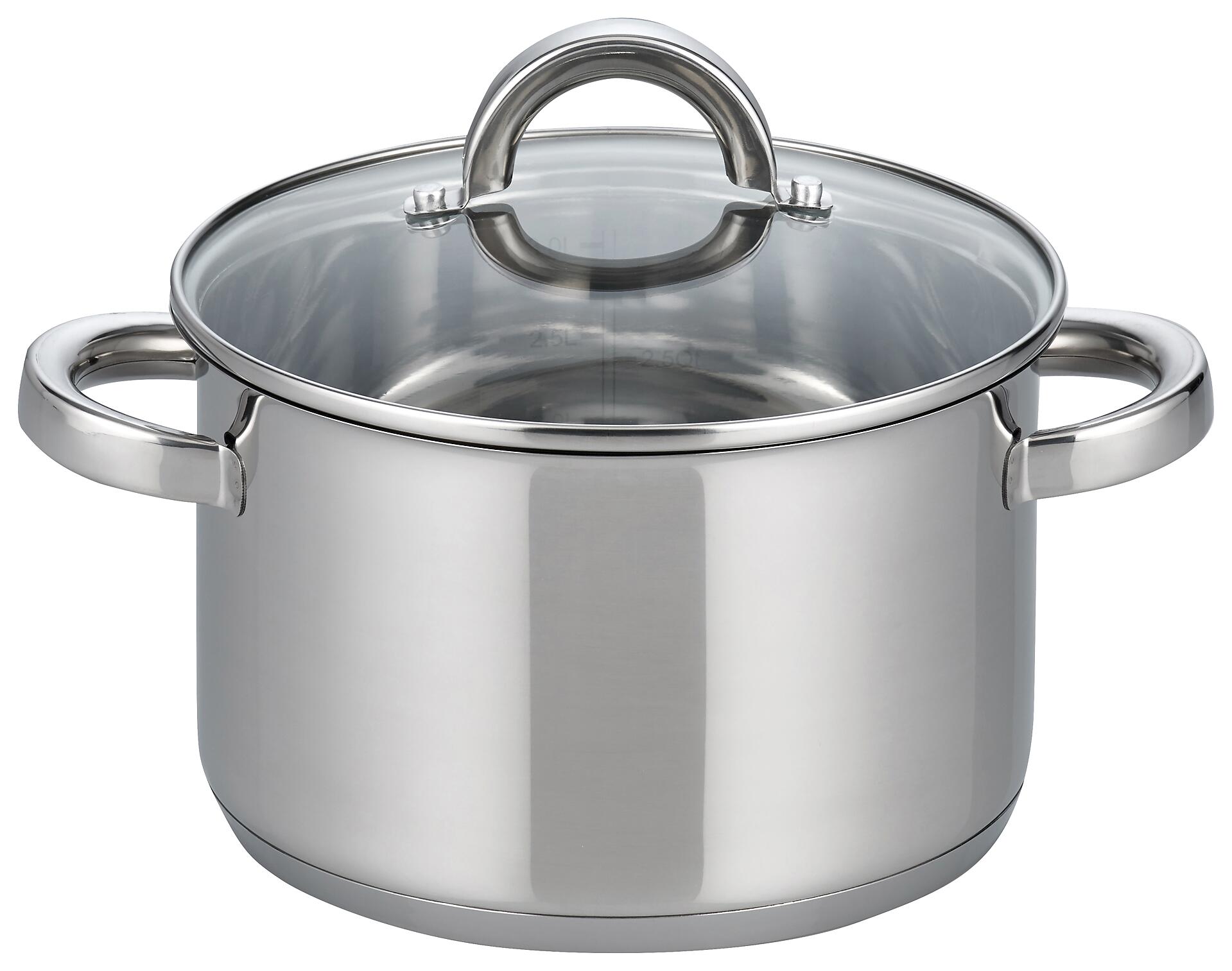 ELO Basic Fleischtopf silber Edelstahl D: ca. 24 cm