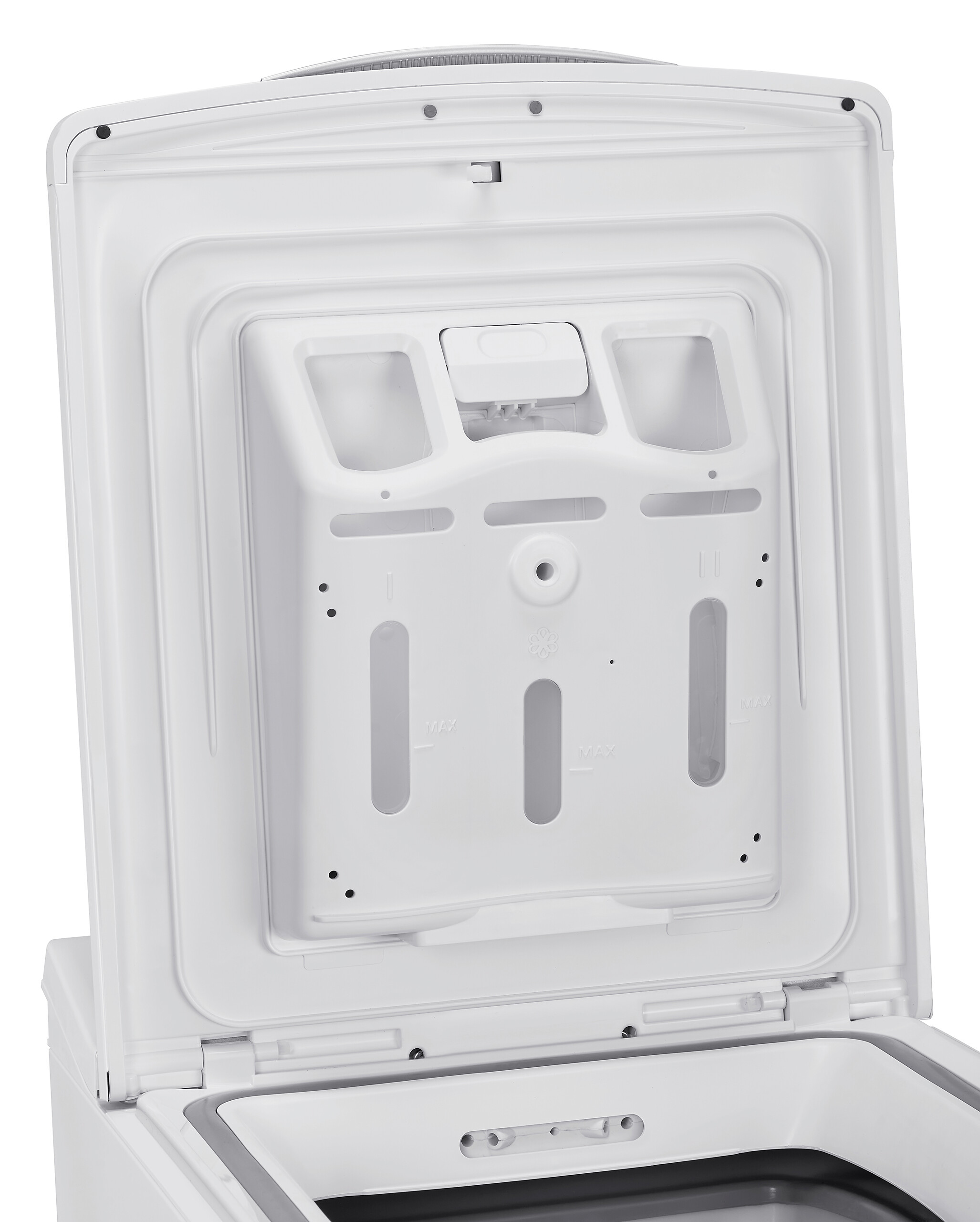 POCOline Waschmaschine-Toploader WV75AW13 weiß B/H/T: ca. 40x87,5x61 cm ca. 7,5 kg