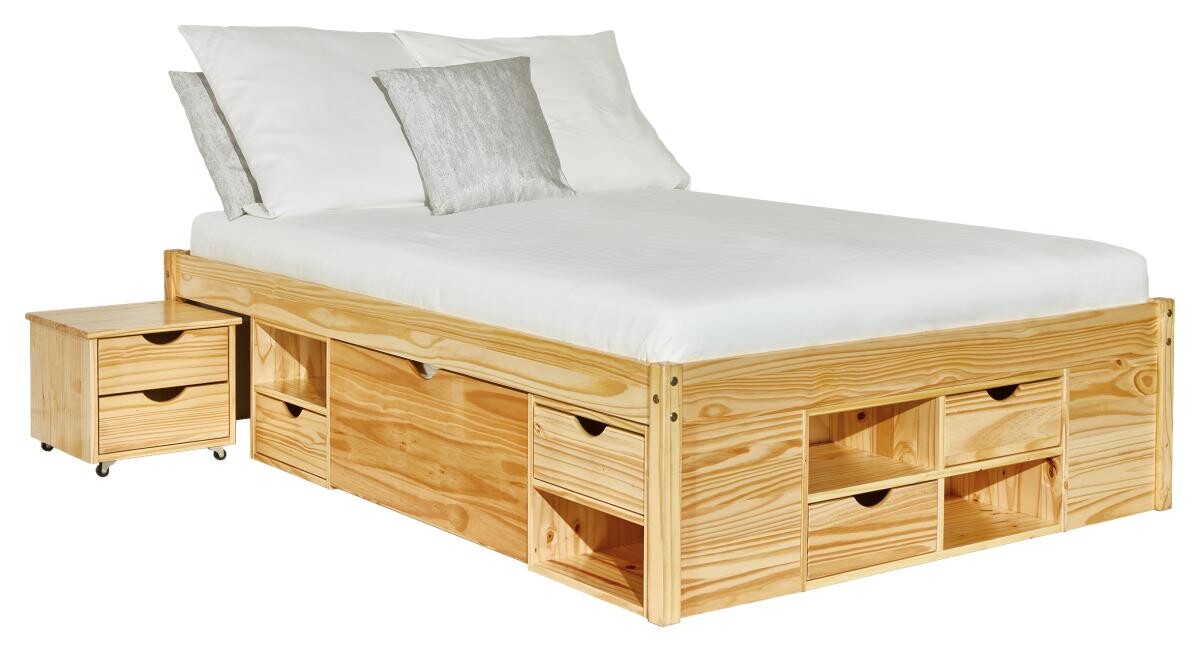 Funktionsbett Claas natur Liegefläche B/L: ca. 160x200 cm