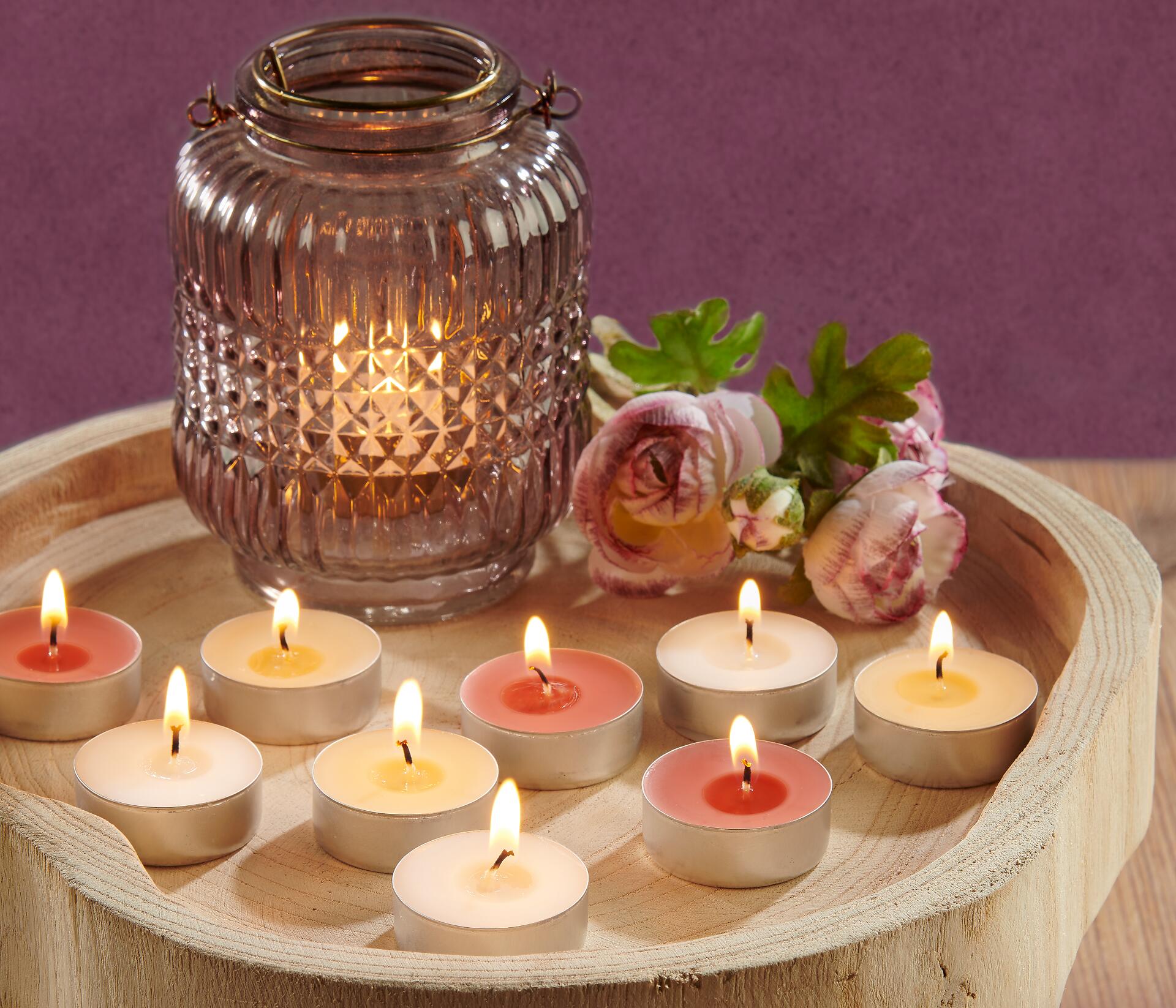 Duftteelicht B/H/L: ca. 12x3x12 cm