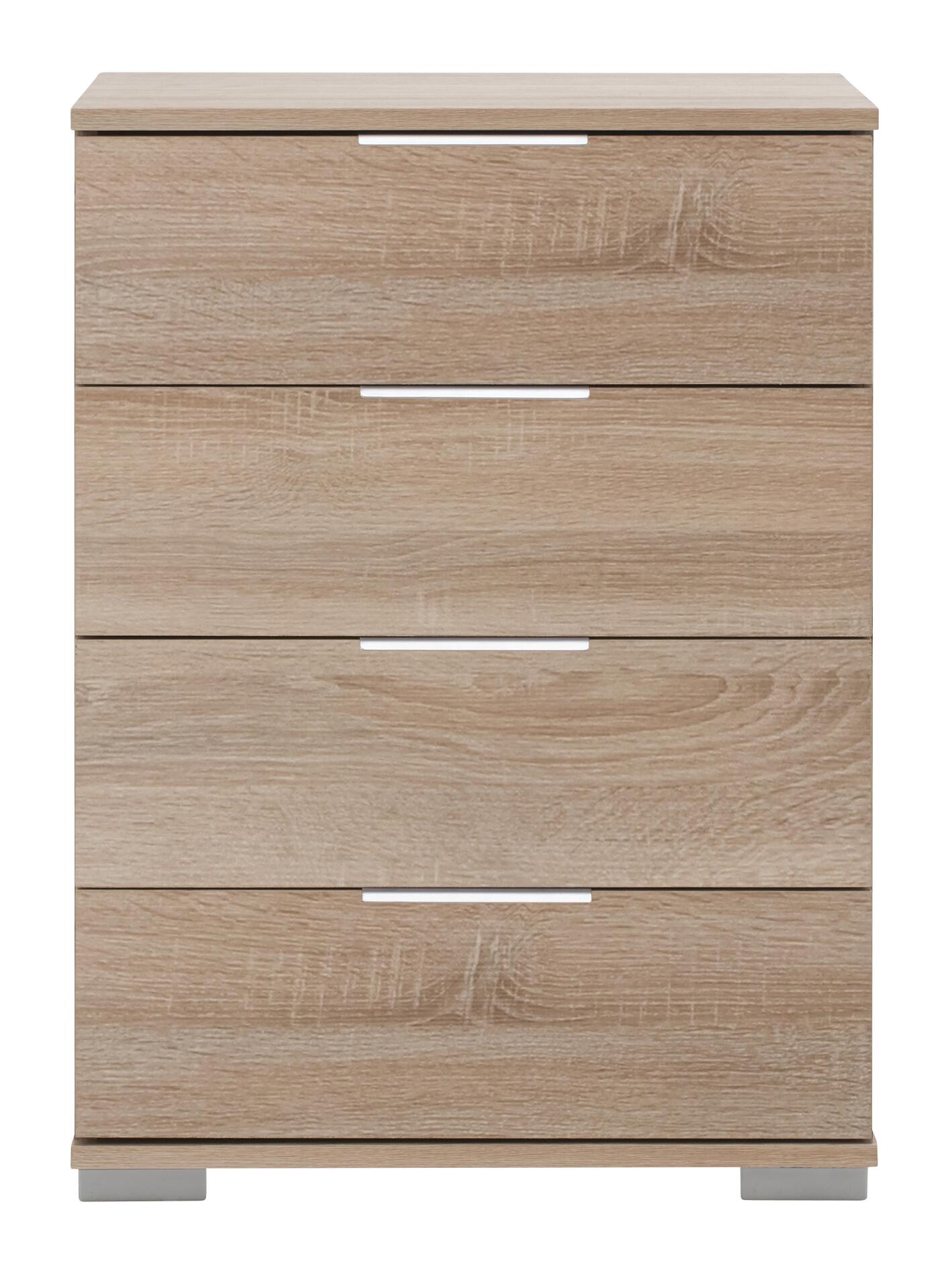 Nachtkonsole Easy Plus Eiche Sägerau Nachbildung B/H/T: ca. 52x74x38 cm