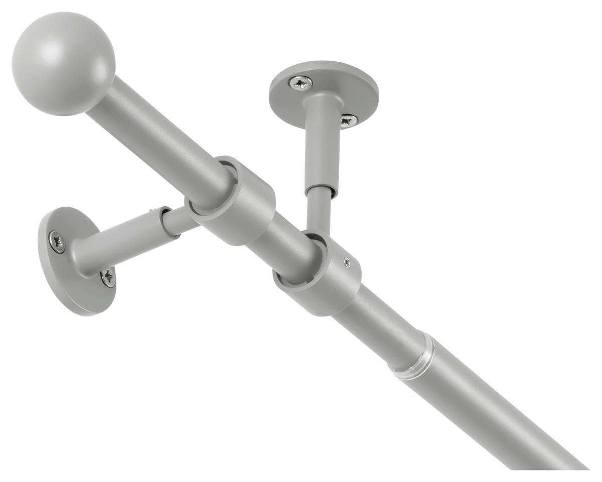 ondeco Stilgarnituren Cool-Gray Metall L: ca. 400 cm ausziehbar von ca. 210 bis 400 cm 1.0 Läufe