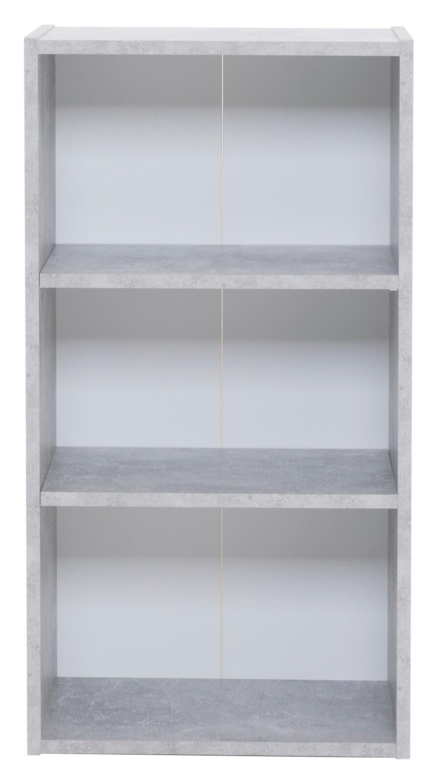 Regal Step 2 Beton Optik weiß B/H/T: ca. 41,5x78,5x25 cm