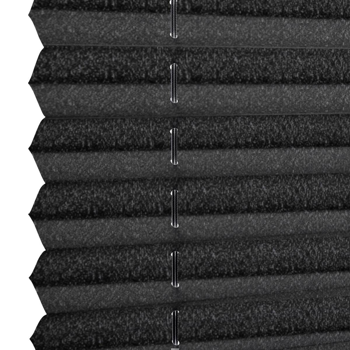 Boviva Spannplissee schwarz B/L: ca. 45x130 cm